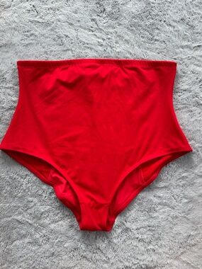 TA3 Extreme Kini Bottom NWOT Snatched Waist Swimsuit Red 2X